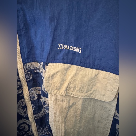 Vintage Spalding Active Sportswear Blue Jacket size Medium - Picture 3 of 4